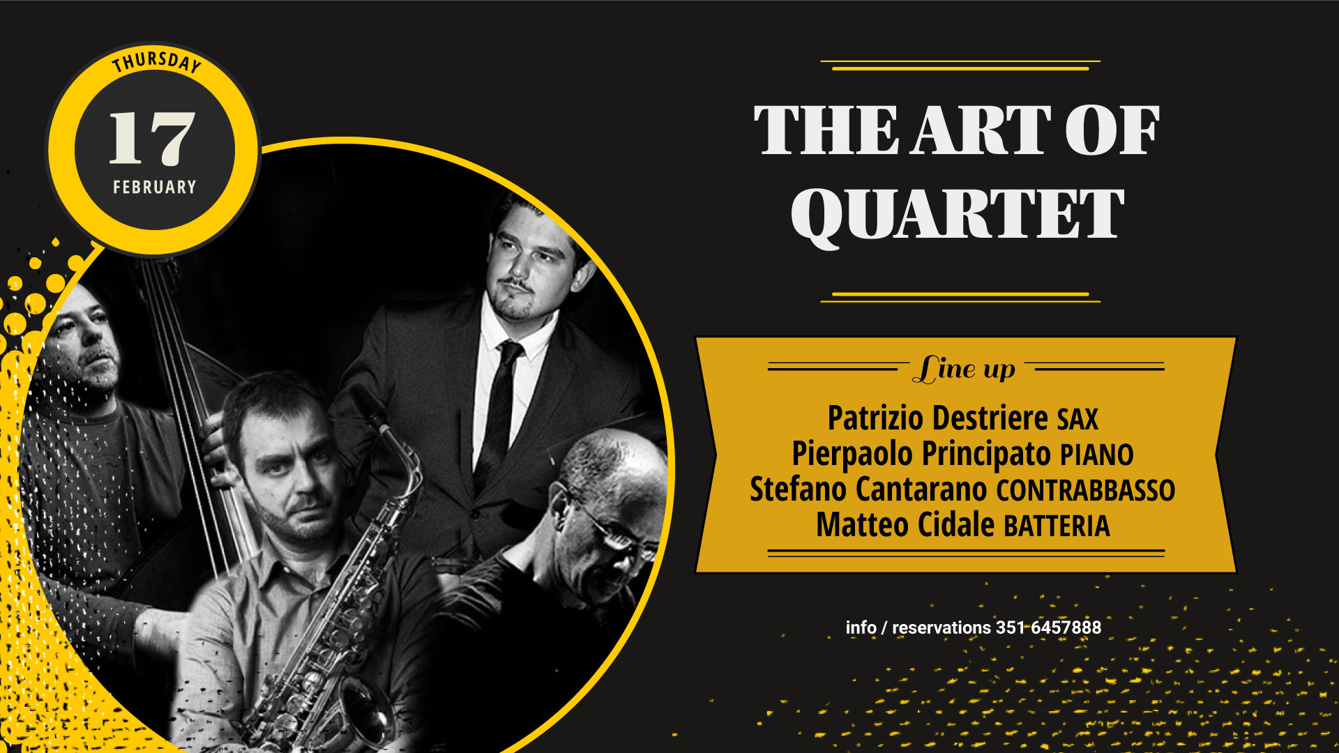 The art of Quartet – Gregory's Jazz Club