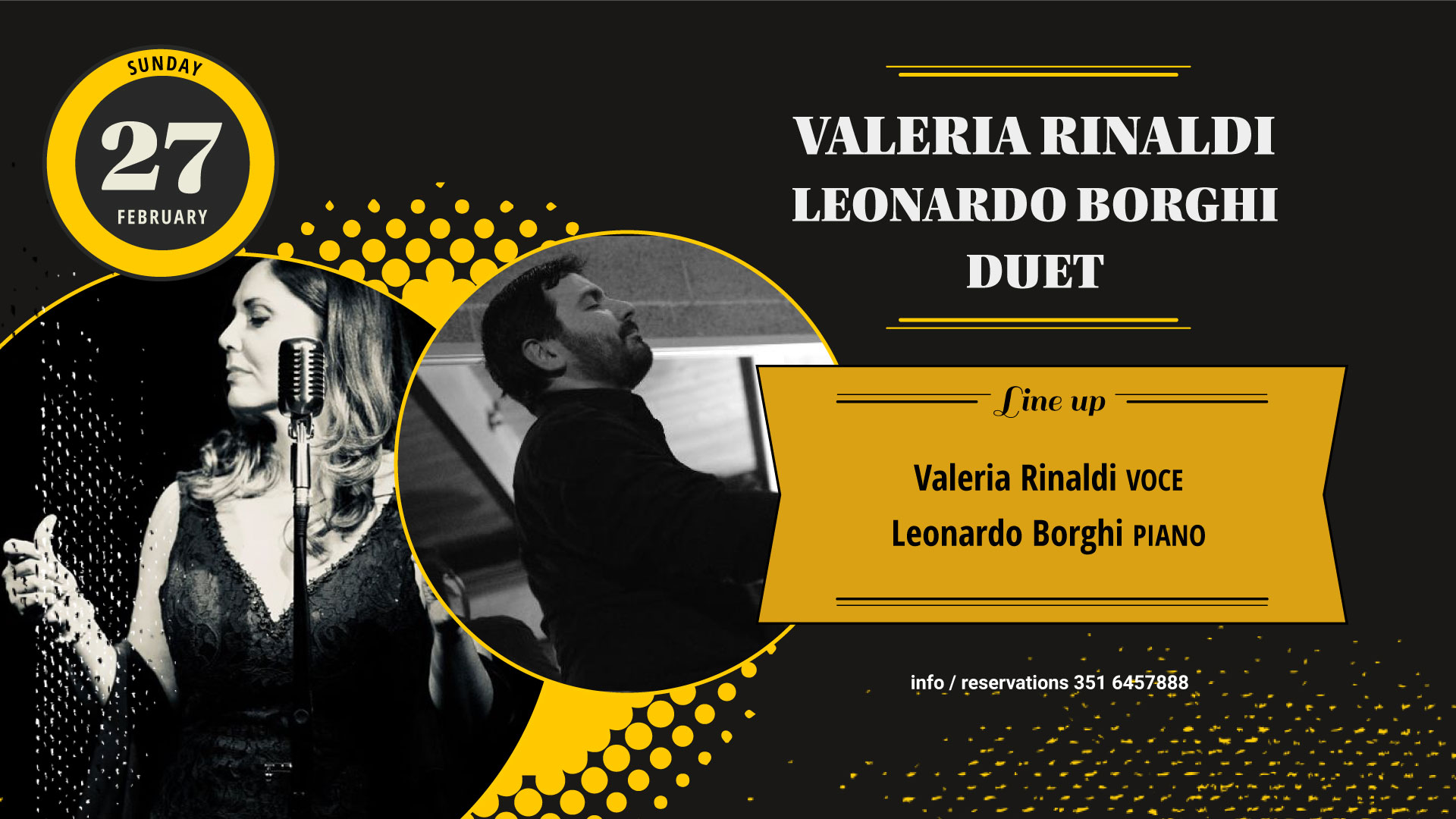 Valeria Rinaldi – Leonardo Borghi Duet – Gregory's Jazz Club