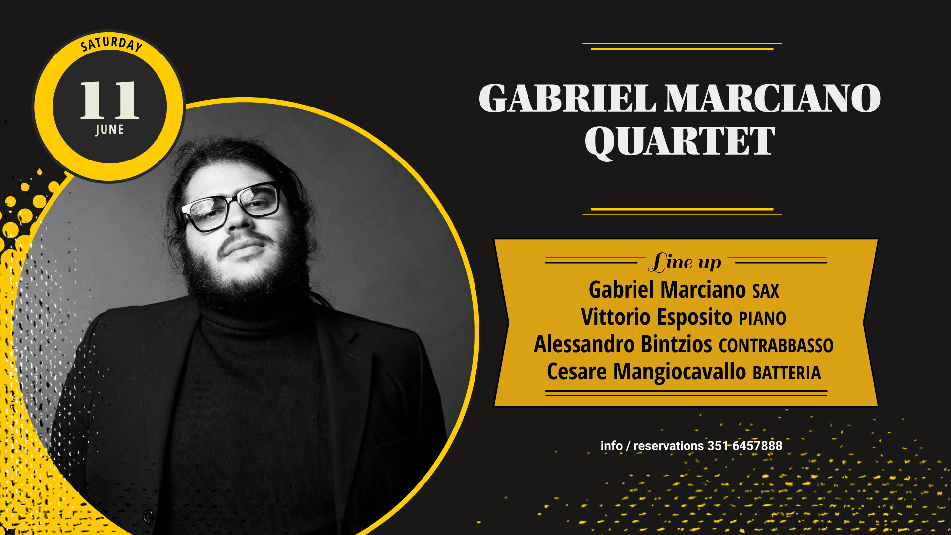 Gabriel Marciano Quartet – Gregory's Jazz Club