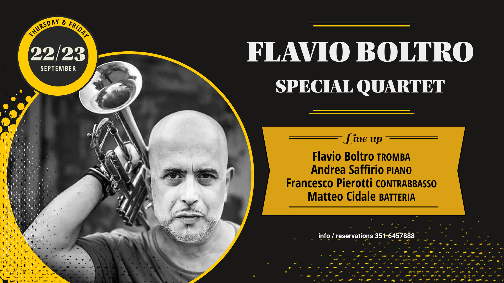 Flavio Boltro Special Quartet – Gregory's Jazz Club