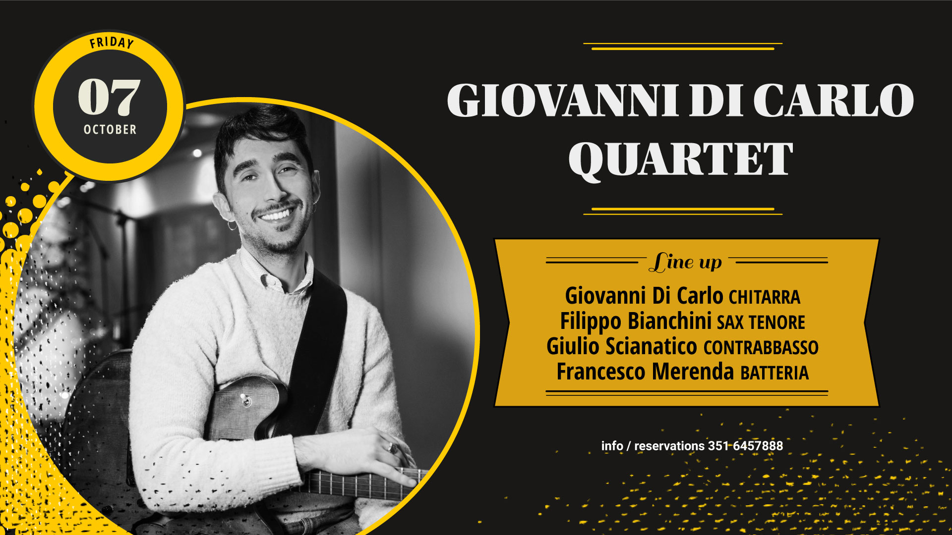 Giovanni DI Carlo 4et – Gregory's Jazz Club