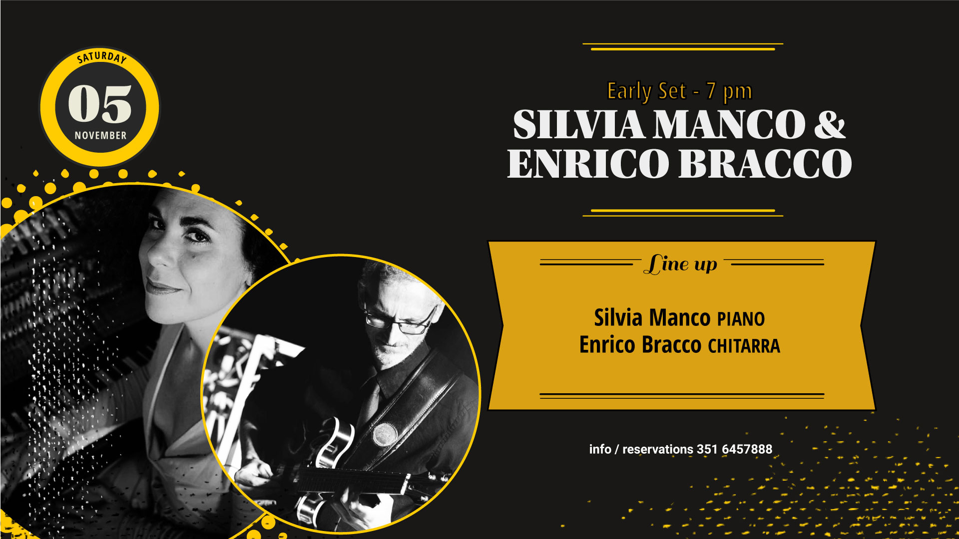 Early Set – Silvia Manco & Enrico Bracco – Gregory's Jazz Club