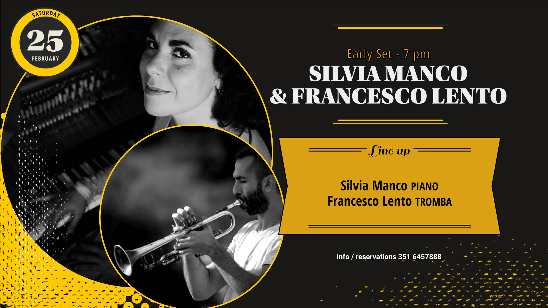 Early Set – early set: Silvia Manco & Francesco Lento – Gregory's Jazz Club