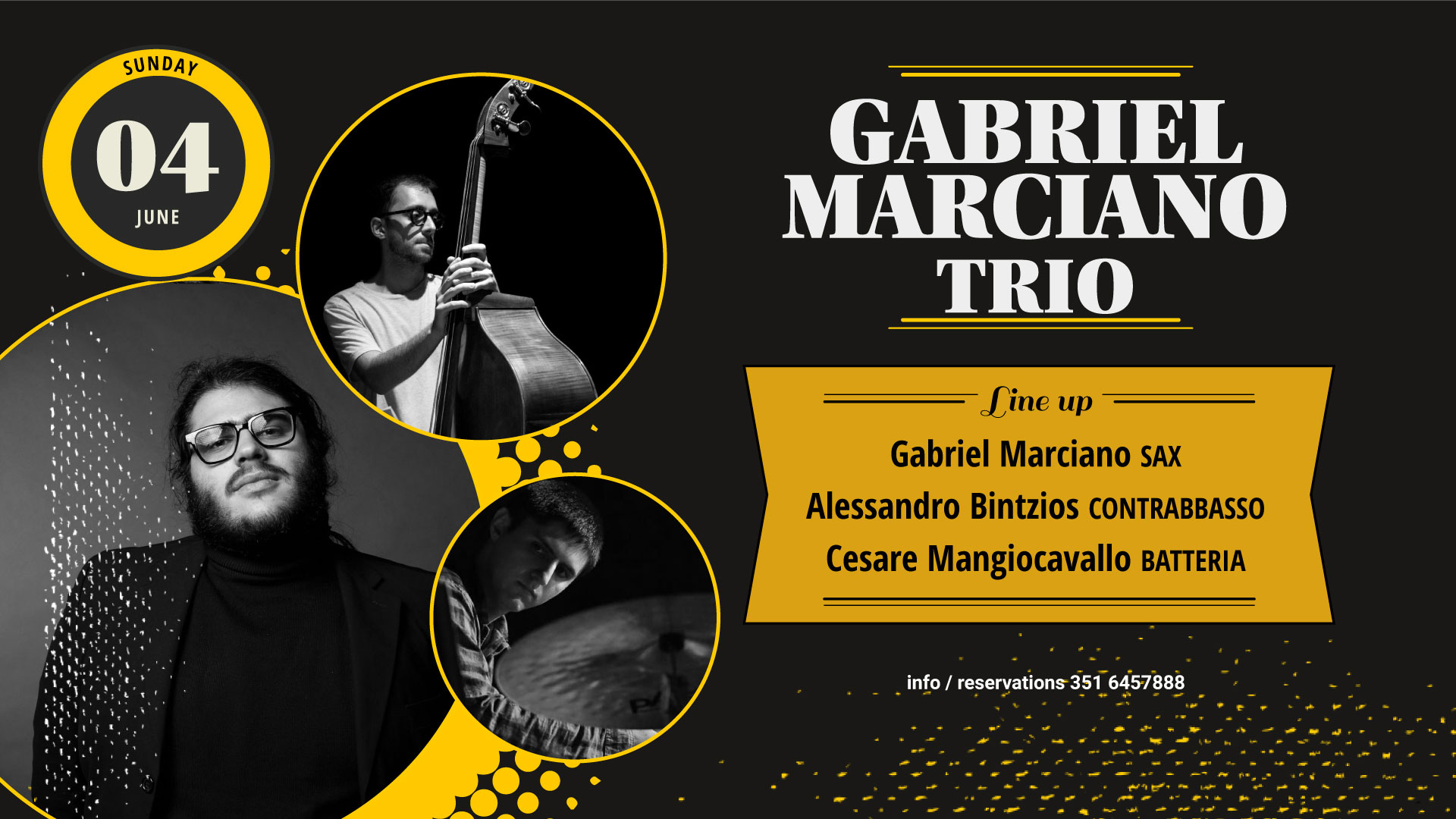 Gabriel Marciano Trio – Gregory's Jazz Club