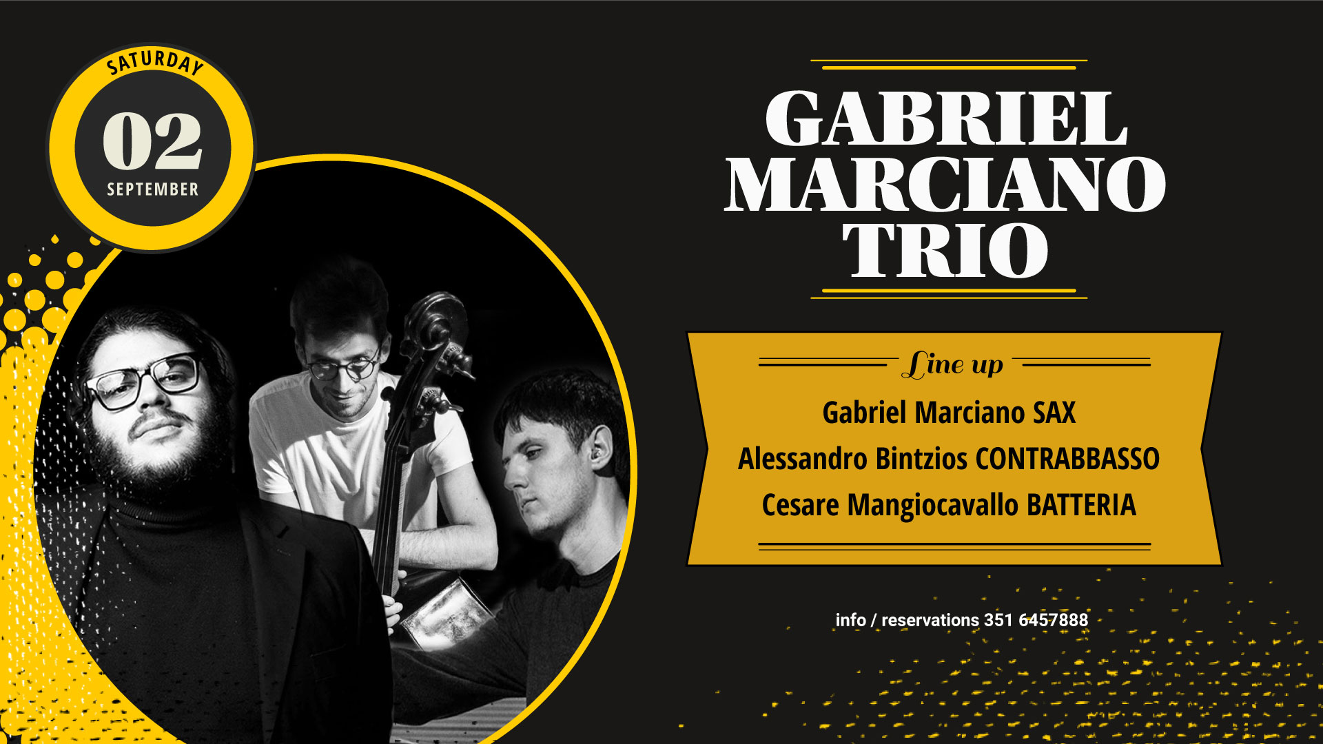 Gabriel Marciano Trio – Gregory's Jazz Club