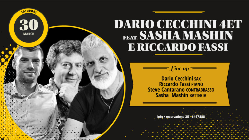 Dario Cecchini 4et feat. Sasha Mashin e Riccardo Fassi