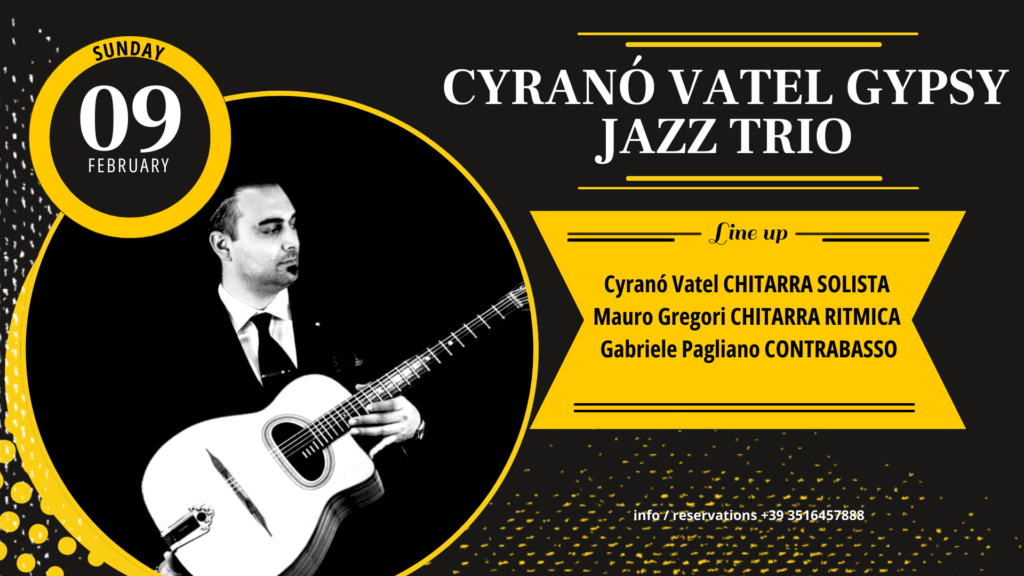 Cyranó Vatel Gypsy jazz trio